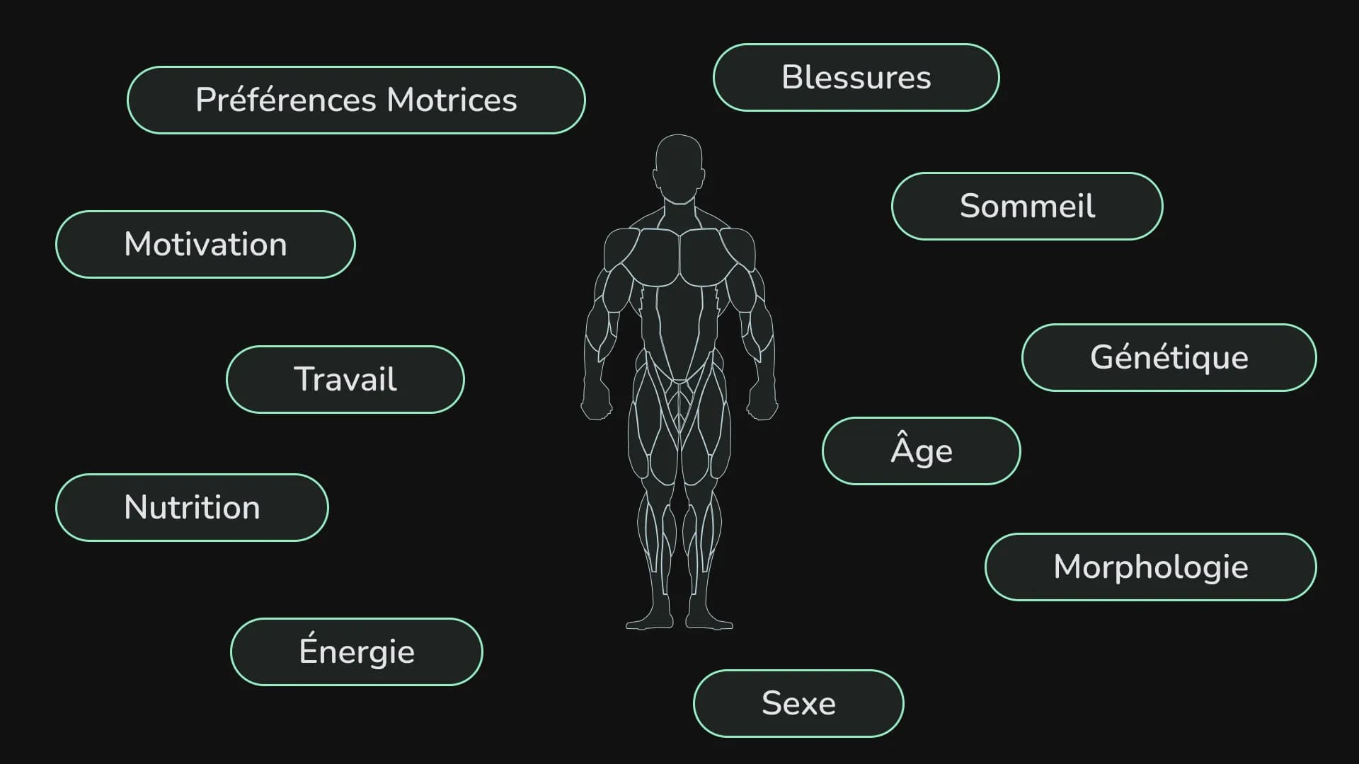 Illustration de l'individualisation de l'entrainement